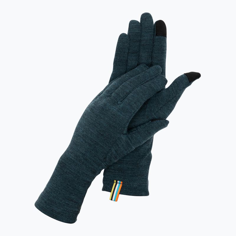 Smartwool Thermal Merino twilight blue heather trekking gloves