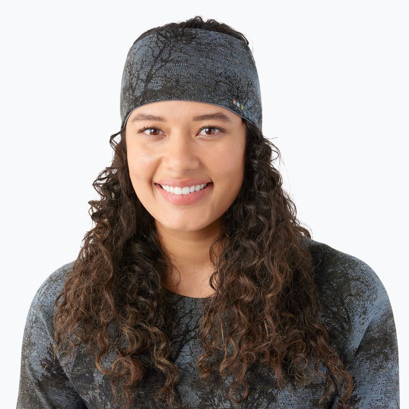 Smartwool Thermal Merino Reversible headband black forest 4