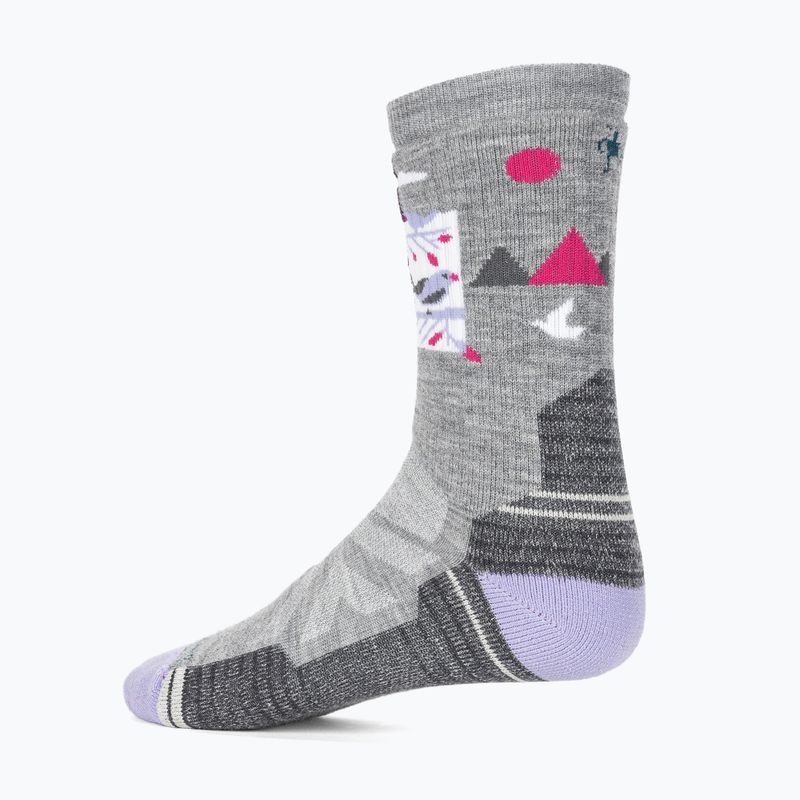 Women's trekking socks Smartwool Hike Full Cushion Alpine Perch Crew light gray 2