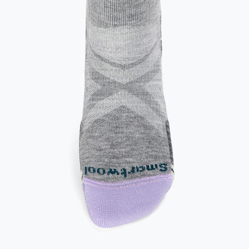 Women's trekking socks Smartwool Hike Full Cushion Alpine Perch Crew light gray 4