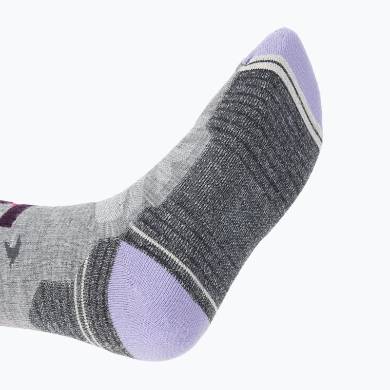 Women's trekking socks Smartwool Hike Full Cushion Alpine Perch Crew light gray 5