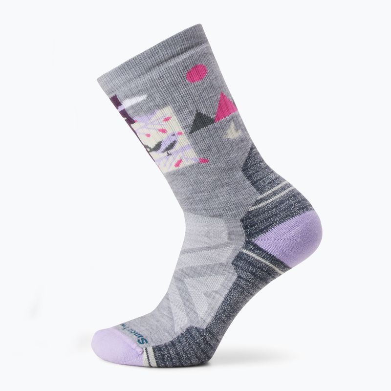 Women's trekking socks Smartwool Hike Full Cushion Alpine Perch Crew light gray 6