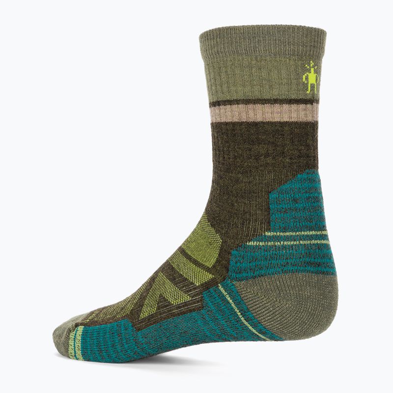 Smartwool Hike Light Cushion Winding Trail Crew military olive trekking socks 2