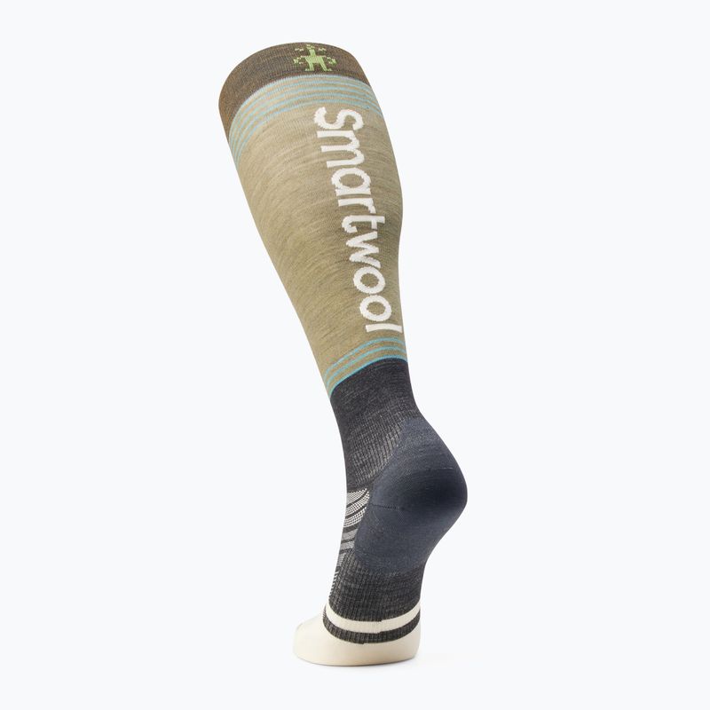 Smartwool Ski Zero Cushion Logo OTC winter moss socks 2