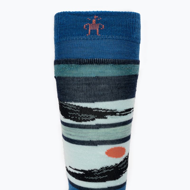Smartwool Ski Full Cushion Midnight Pattern OTC deep navi socks 4