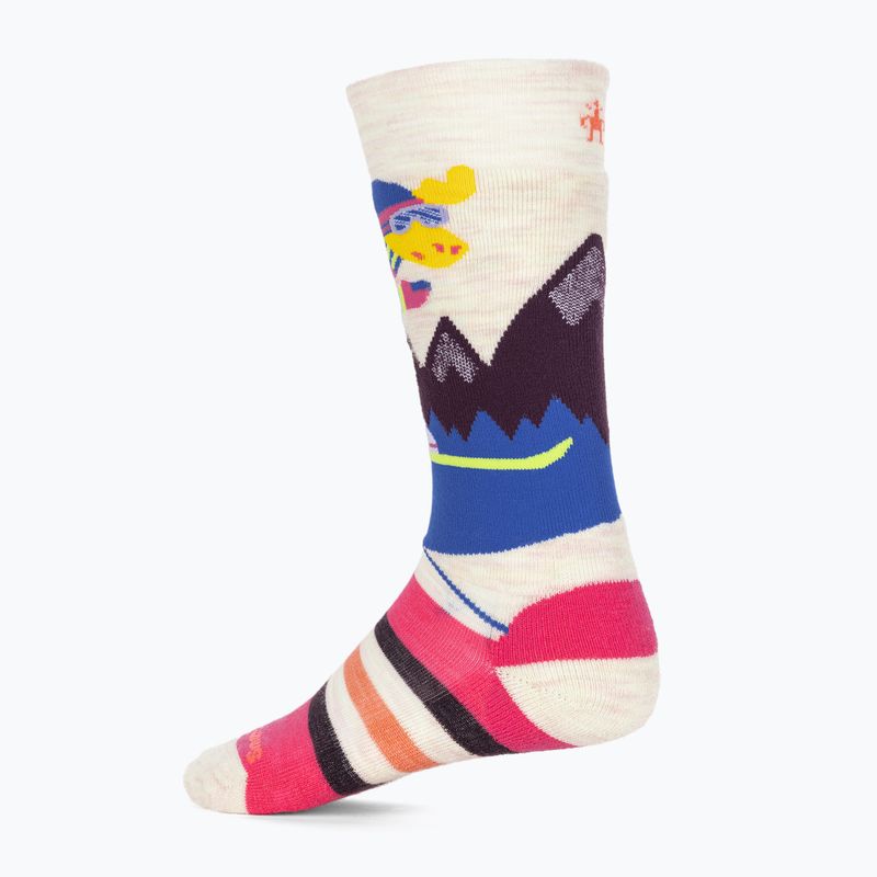 Smartwool children's socks Wintersport Full Cushion Mountain Moose Pattern OTC moonbeam 2