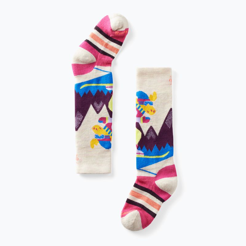 Smartwool children's socks Wintersport Full Cushion Mountain Moose Pattern OTC moonbeam 6