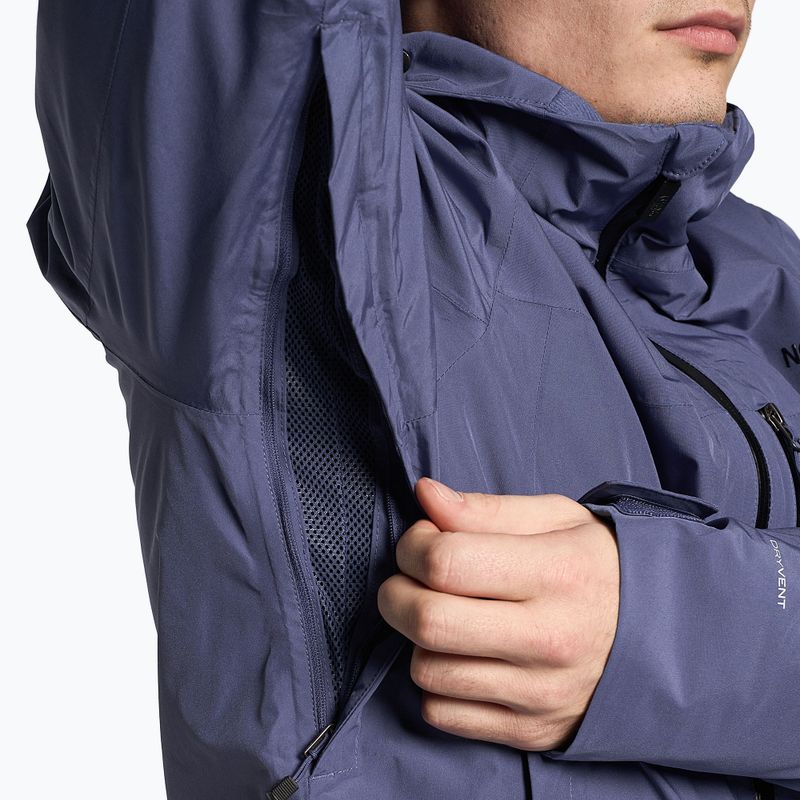 Men's ski jacket The North Face Descendit cave blue 4