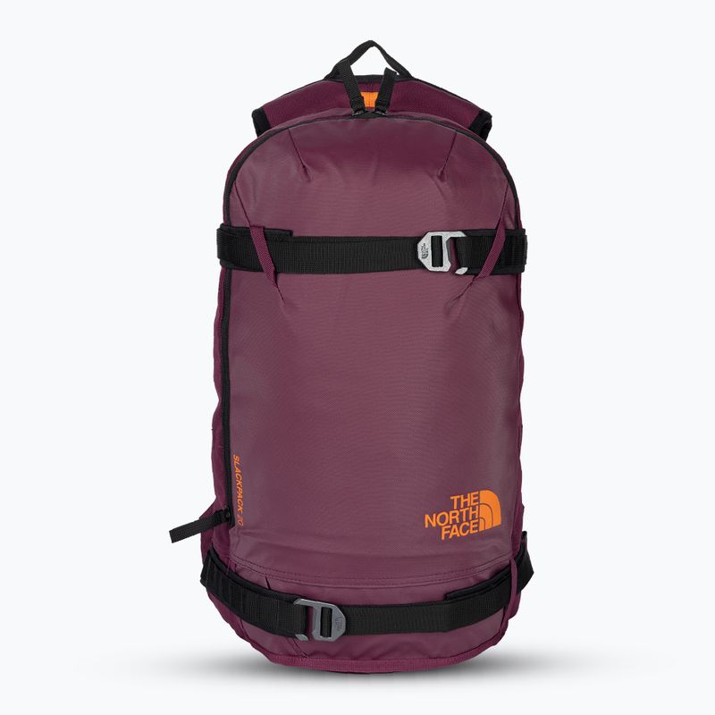 Women's snowboard backpack The North Face Slackpack 2.0 20 l boysenberry/mandarin