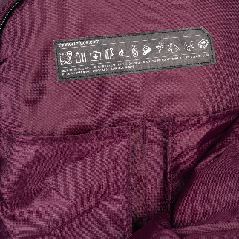 Women's snowboard backpack The North Face Slackpack 2.0 20 l boysenberry/mandarin 7