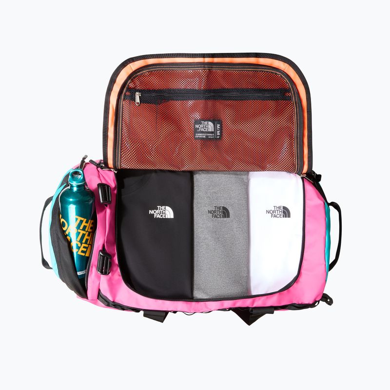 The North Face Base Camp Duffel M 71 l travel bag mr.pink/apres blue/power orange 4