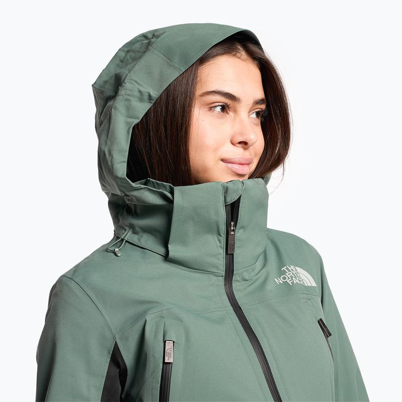 Women's ski jacket The North Face Lenado dark sage 3