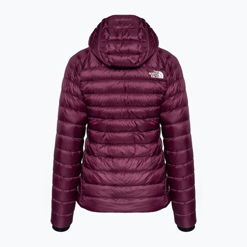 Women's winter jacket The North Face Summit Breithorn Hoodie boysenberry 6