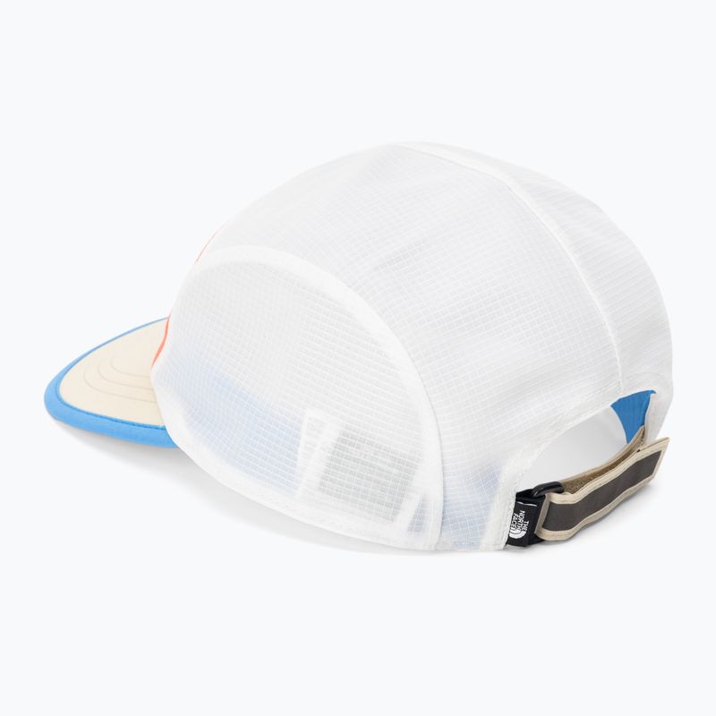 The North Face Run optic blue/radiant orange/white running cap 3
