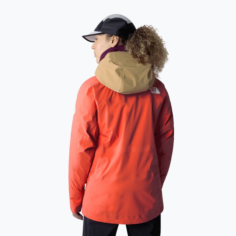 Women's ski jacket The North Face Summit Stimson Futurelight radiant orange/almond butter 3