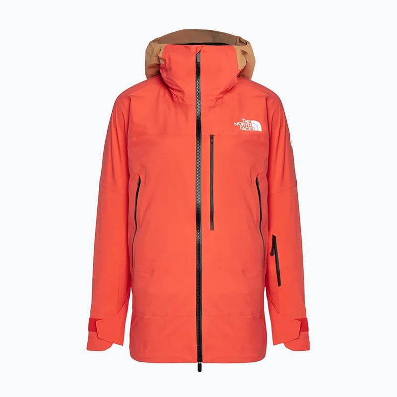 Women's ski jacket The North Face Summit Stimson Futurelight radiant orange/almond butter 5