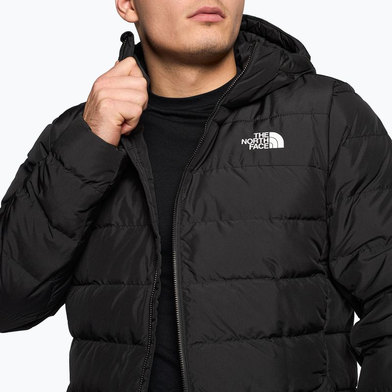 Men's down jacket The North Face Aconcagua 3 Hoodie black 4