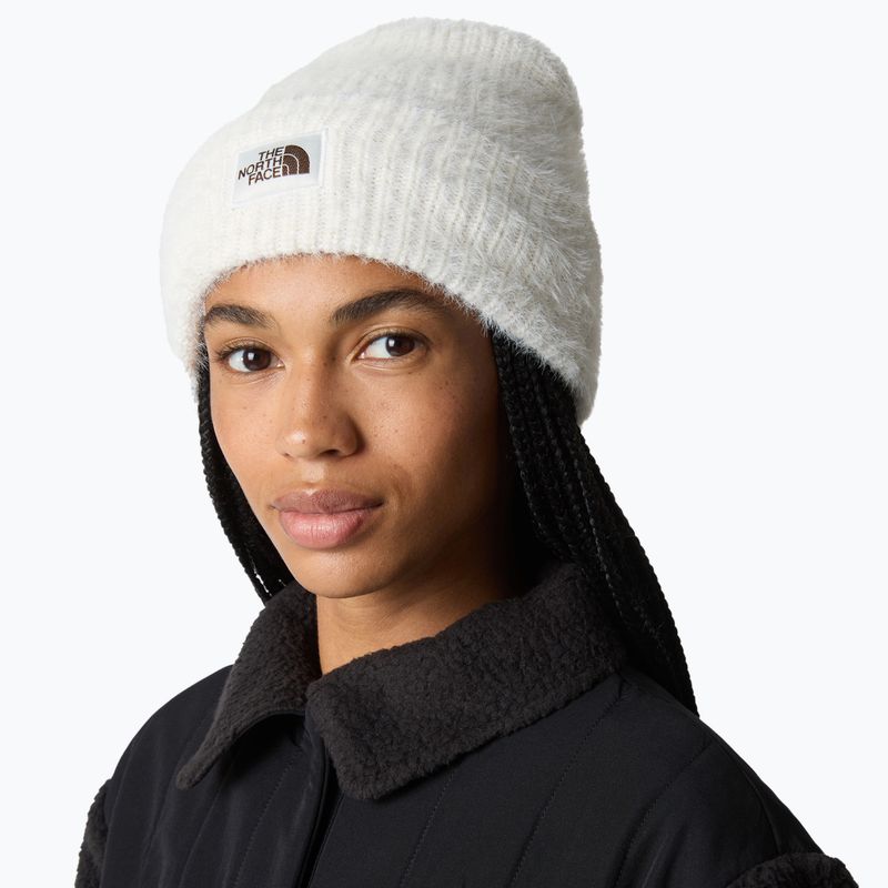 Women's winter cap The North Face Salty Bae Lined gardenia white 5