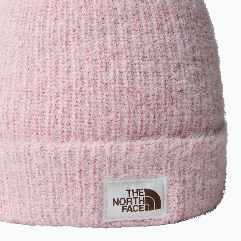 Women's winter cap The North Face Salty Bae Lined pink moss 2