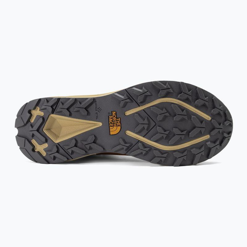 Men's trekking boots The North Face Vectiv Exploris 2 Mid Futurelight Lthr citrine yellow/khaki stone 5