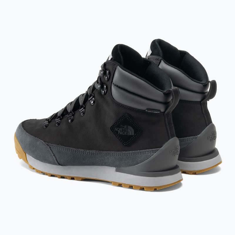 Men's trekking boots The North Face Back To Berkeley IV Leather WP black/asphalt grey 3