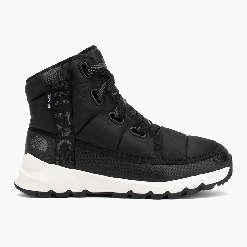 Women's snow boots The North Face Thermoball Lace Up Luxe Wp black/asphalt grey 2