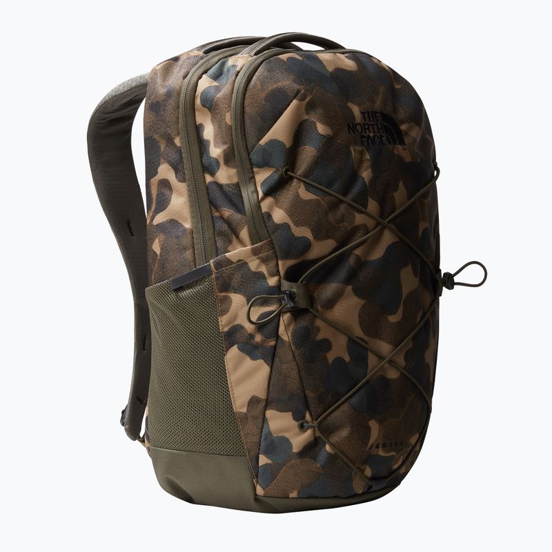 The North Face Jester 28 l ulity brown camo text urban backpack