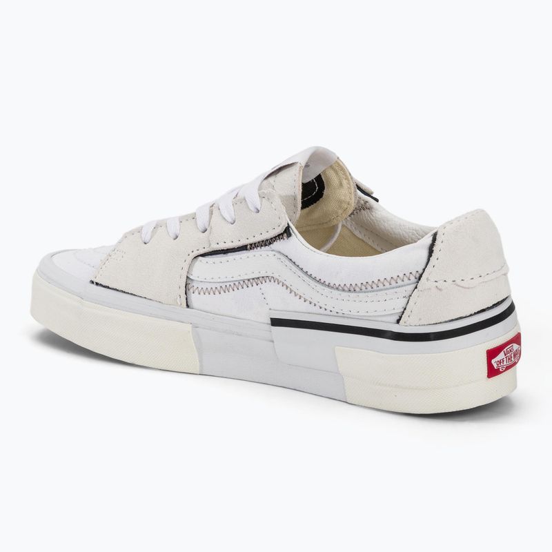 Vans SK8-Low Reconstruct shoes true white 3