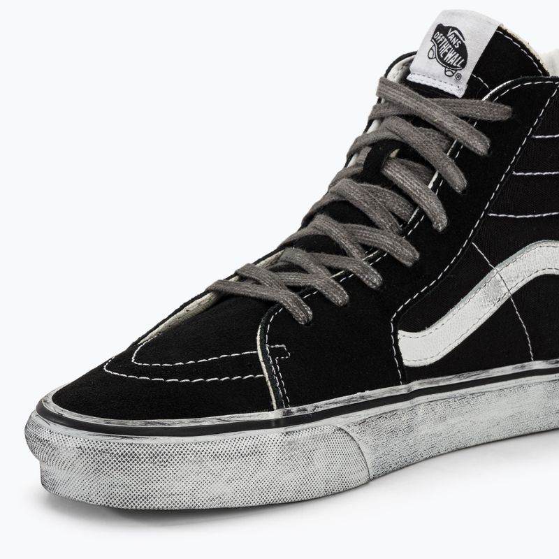 Vans SK8-Hi Stressed black/white shoes 7