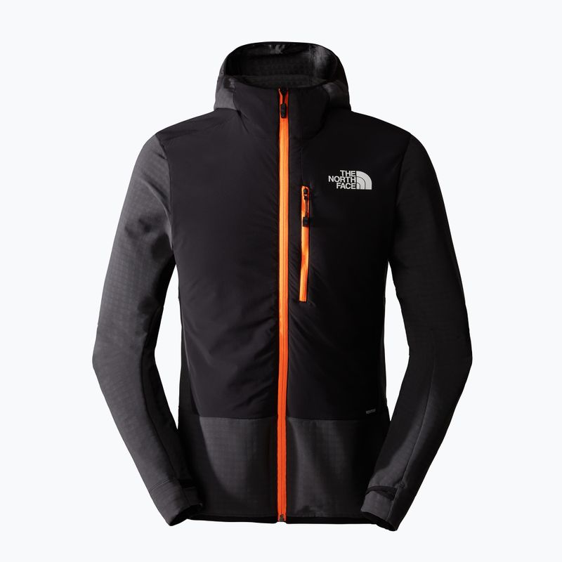 Men's The North Face Dawn Turn Hybrid Ventrix Midlayer jacket sphalt grey/black/shocking orange 5