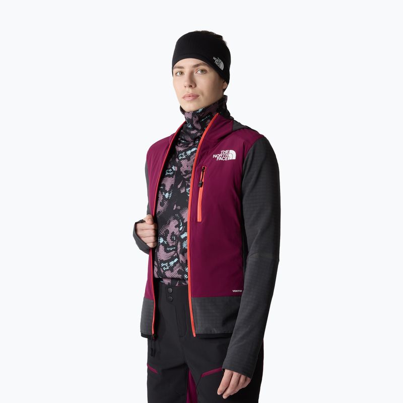 Women's down jacket The North Face Dawn Turn Hybrid Ventrix Midlayer asphalt grey/boysenberry