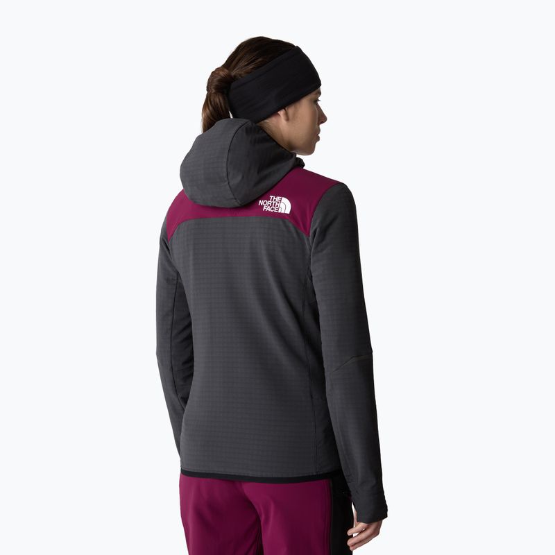 Women's down jacket The North Face Dawn Turn Hybrid Ventrix Midlayer asphalt grey/boysenberry 3
