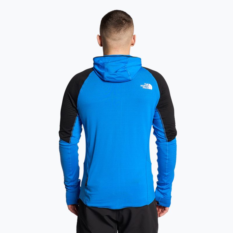 Men's The North Face Bolt Polartec Fleece Hoodie optic blue/black 2