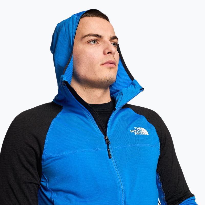 Men's The North Face Bolt Polartec Fleece Hoodie optic blue/black 4