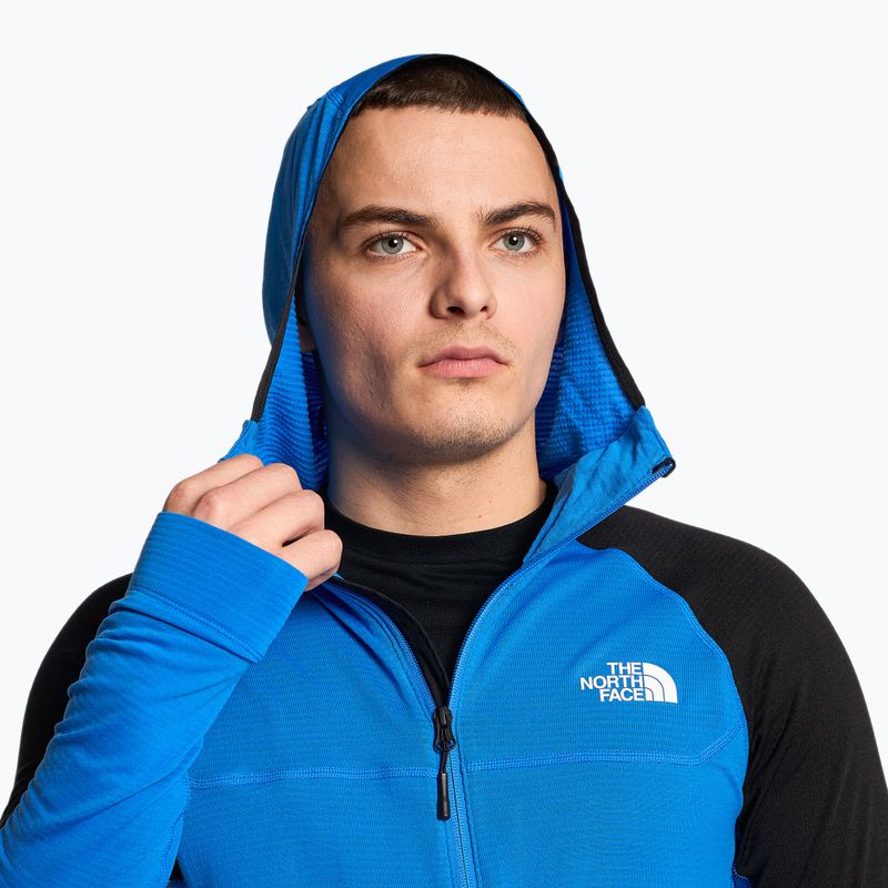 Men's The North Face Bolt Polartec Fleece Hoodie optic blue/black 5