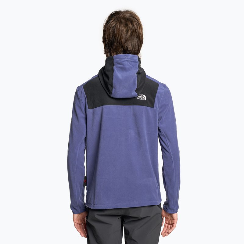 Men's The North Face Homesafe Full Zip Fleece Hoodie cave blue/black 2