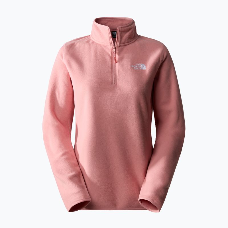 Women's fleece sweatshirt The North Face 100 Glacier 1/4 Zip shady rose 4