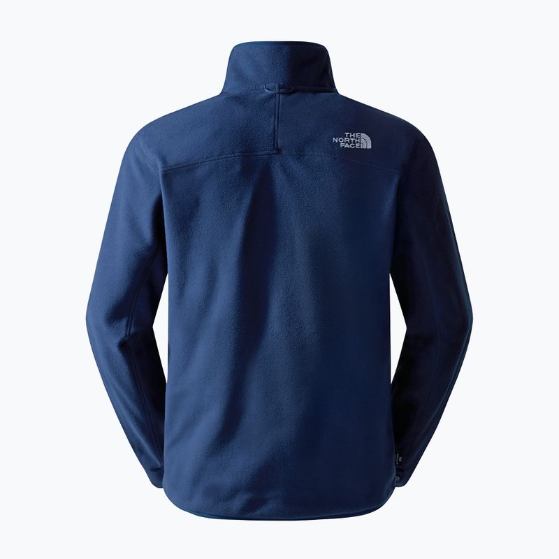 Men's fleece sweatshirt The North Face 100 Glacier Full Zip summit navy 6