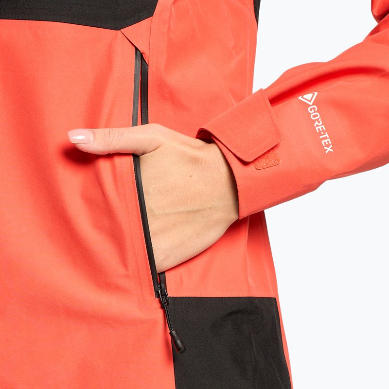 Women's softshell jacket The North Face Jazzi Gtx radiant orange/black 4