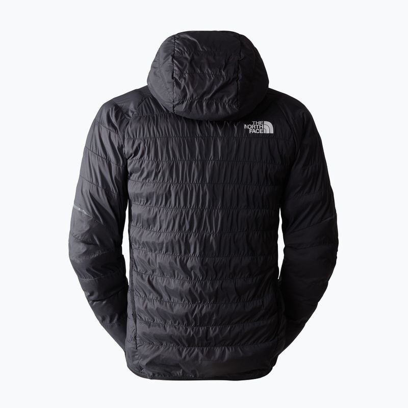 Men's ski jacket The North Face Dawn Turn 50/50 Synthetic asphalt grey/red orange 7
