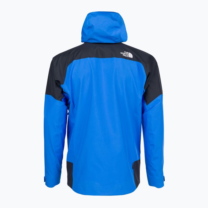 Men's softshell jacket The North Face Jazzi Gtx optic blue/black 7