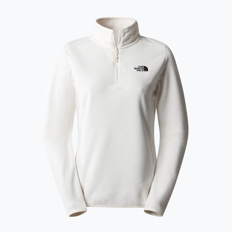 Women's fleece sweatshirt The North Face 100 Glacier 1/4 Zip gardenia white 4