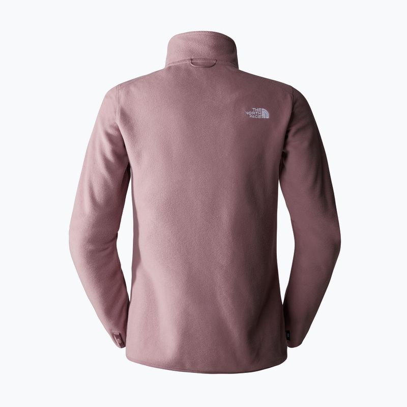 Women's fleece sweatshirt The North Face 100 Glacier Fz fawn grey 6
