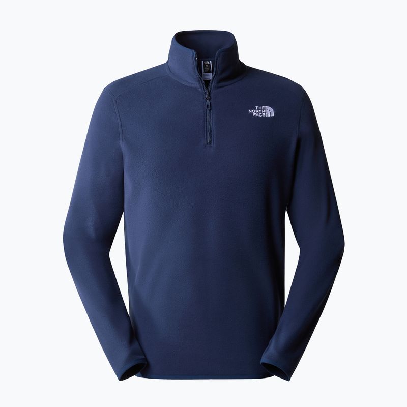 Men's fleece sweatshirt The North Face 100 Glacier 1/4 Zip summit navy 4