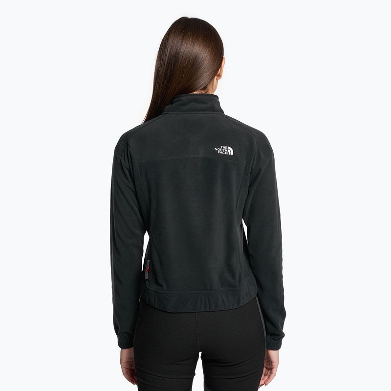 Women's fleece sweatshirt The North Face Homesafe Snap Neck Fleece Pullover black/black 2