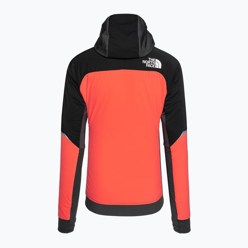 Women's down jacket The North Face Dawn Turn Hybrid Ventrix Hoodie radiant orange/black/asphalt grey 6