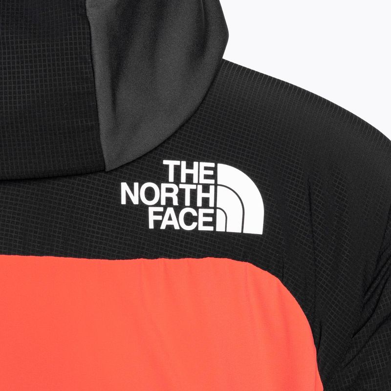 Women's down jacket The North Face Dawn Turn Hybrid Ventrix Hoodie radiant orange/black/asphalt grey 8