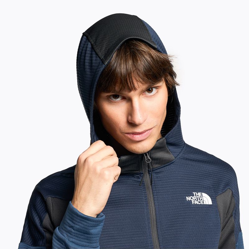 Men's trekking sweatshirt The North Face Ma Full Zip Fleece shady blue/summit navy/asphalt grey 3