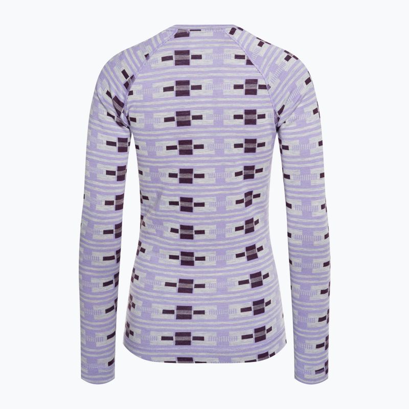 Women's thermal active sweatshirt Smartwool Merino 250 Baselayer Crew Boxed violet flirt with me 4
