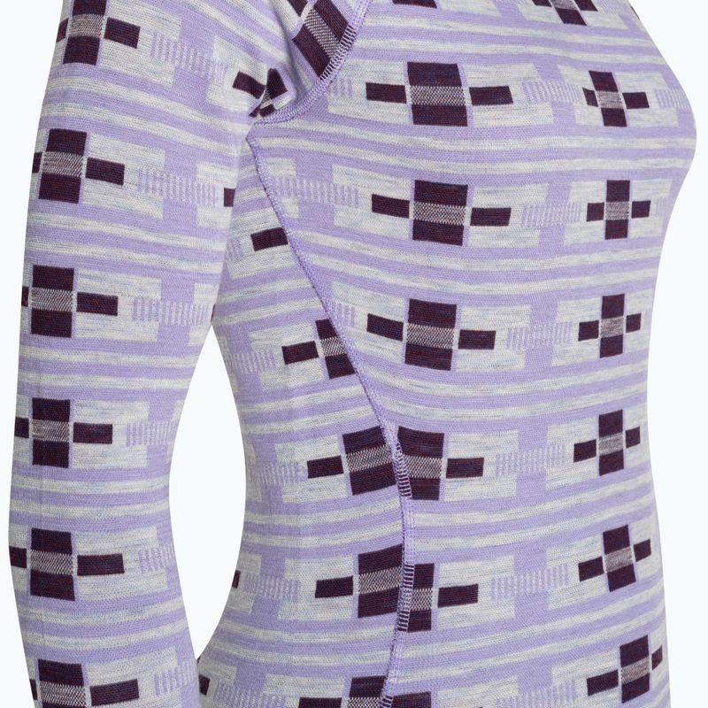 Women's thermal active sweatshirt Smartwool Merino 250 Baselayer Crew Boxed violet flirt with me 5